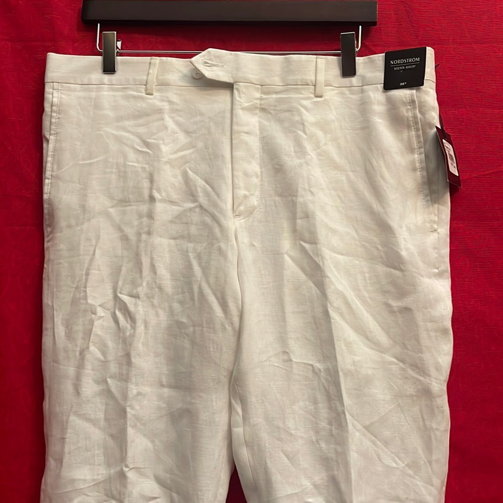 Mens 100% Linen Nordstrom Pants. Brand New